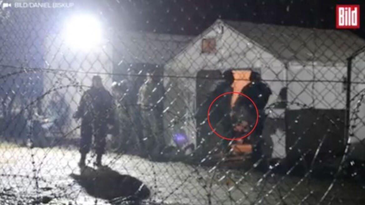 Βίντεο-σοκ: Συνοριοφύλακας στην ΠΓΔΜ κλωτσάει πρόσφυγα!